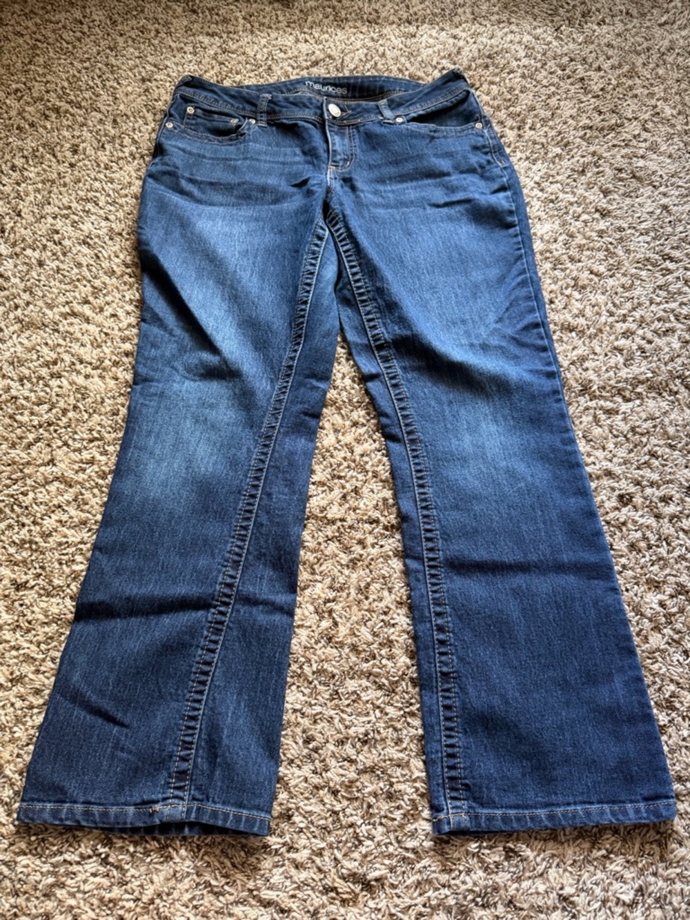 Maurices Dark Blue Flare Jeans